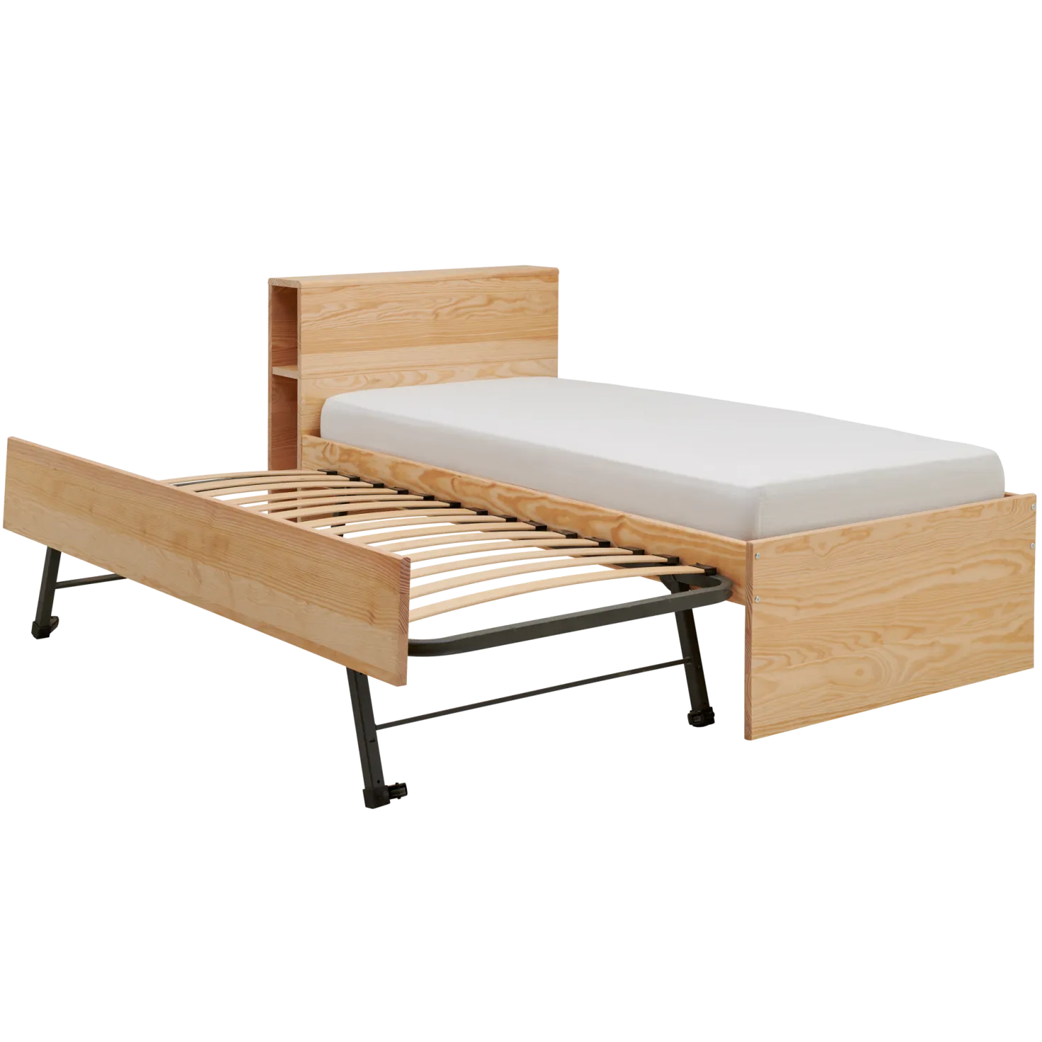 Lit gigogne bois massif Sebastian