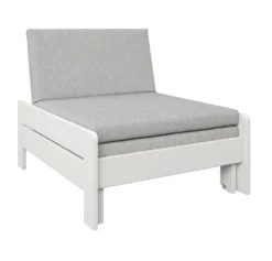 Lit mezzanine + fauteuil extensible bois massif Tim