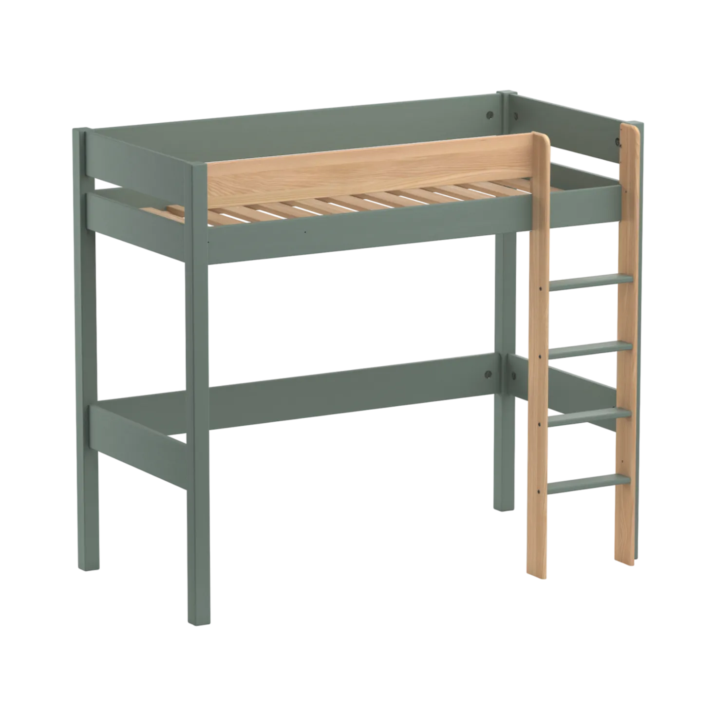 Lit mezzanine Sylvio bois massif
