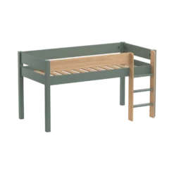 Lit mi-hauteur Sylvio bois massif