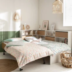Lit rangement avec tiroir en option Séraphin