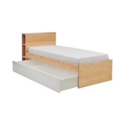 Lit rangement bois massif Sebastian
