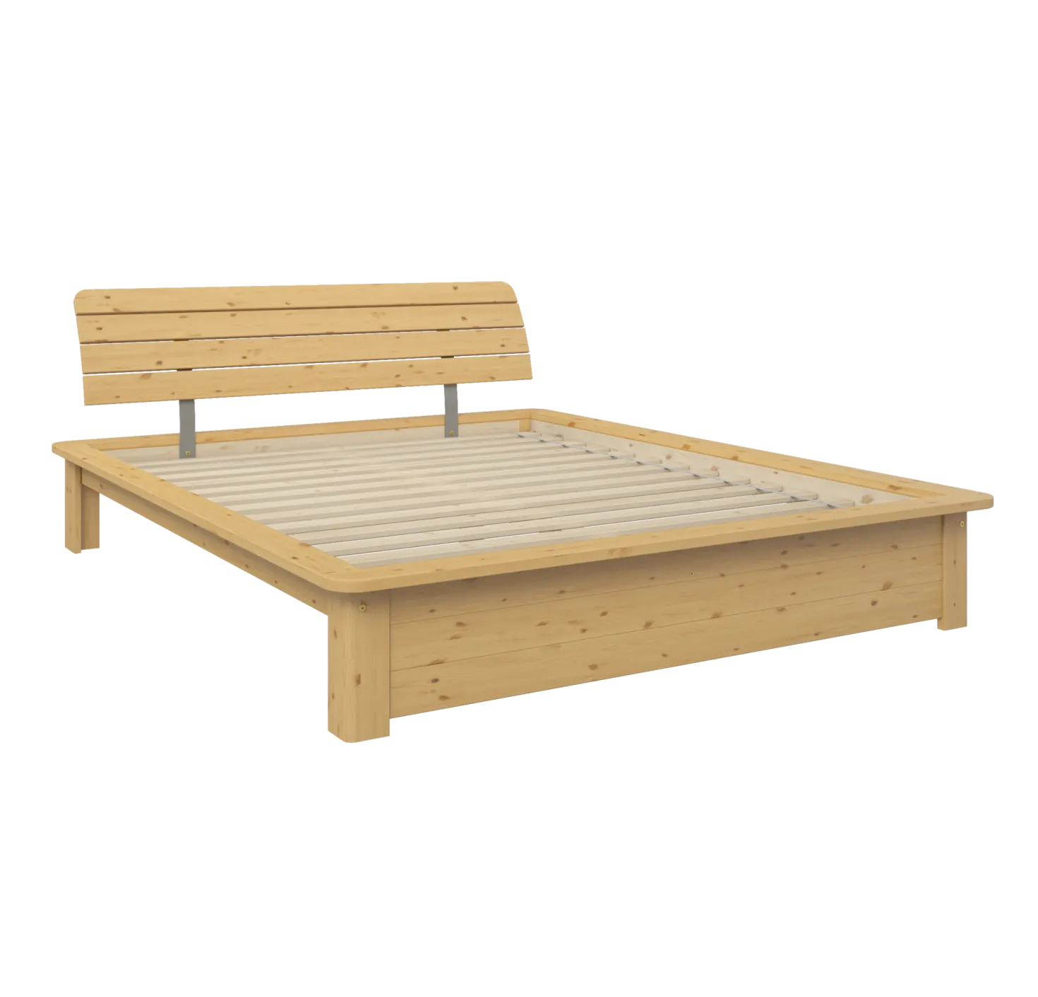 Lit rangement bois massif Tania