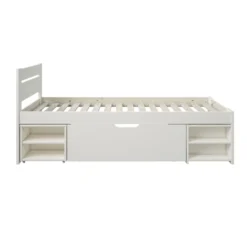 Lit rangement enfant bois massif Tara