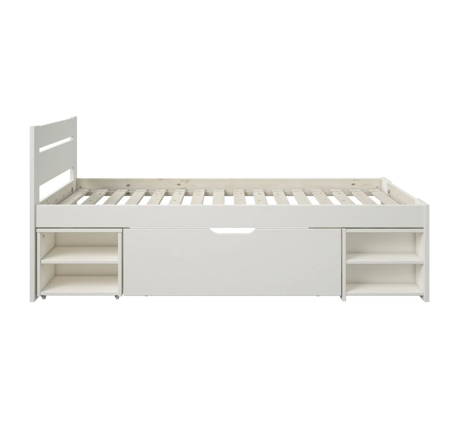 Lit rangement enfant bois massif Tara