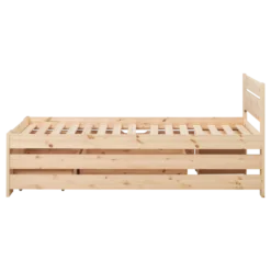 Lit rangement enfant bois massif Tara