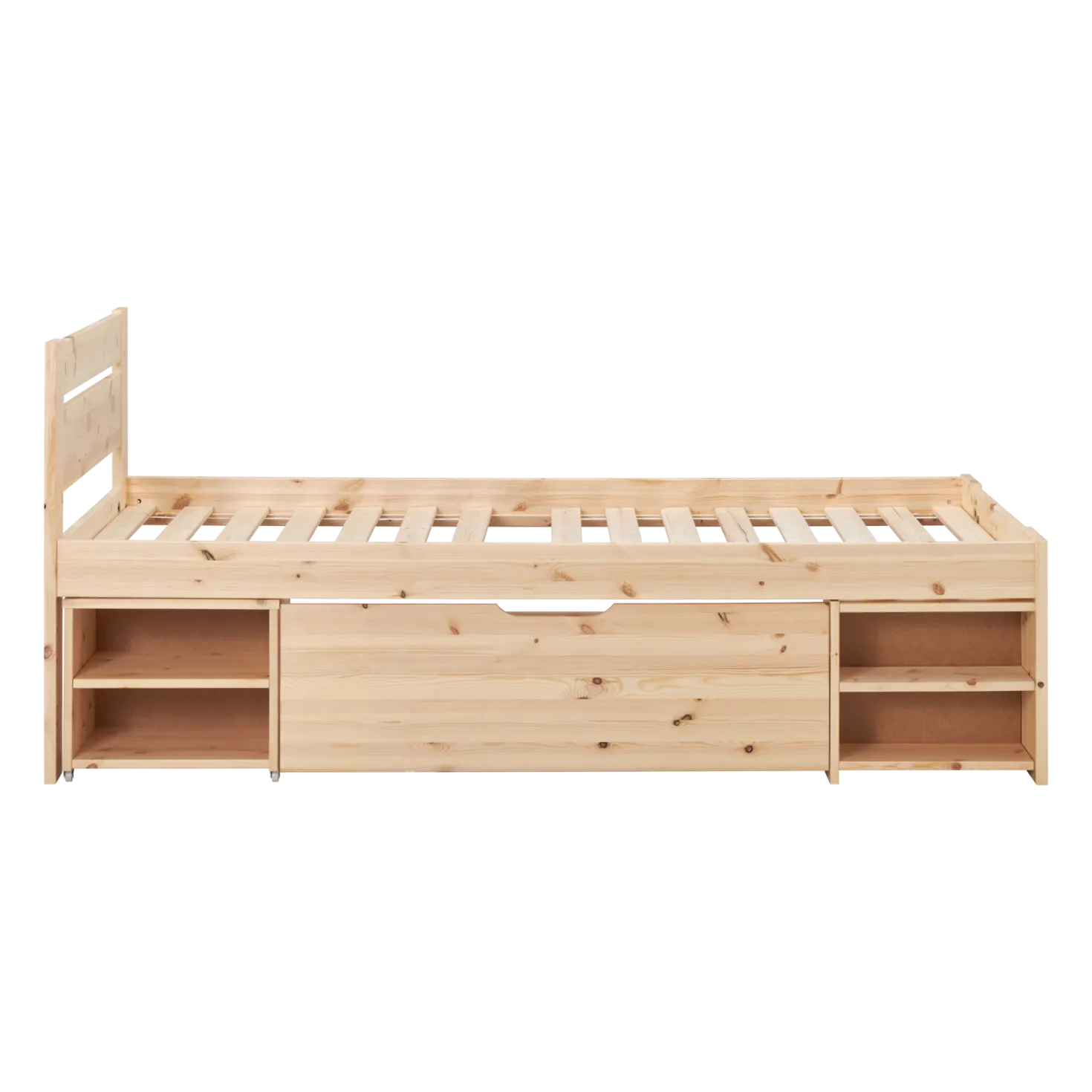 Lit rangement enfant bois massif Tara