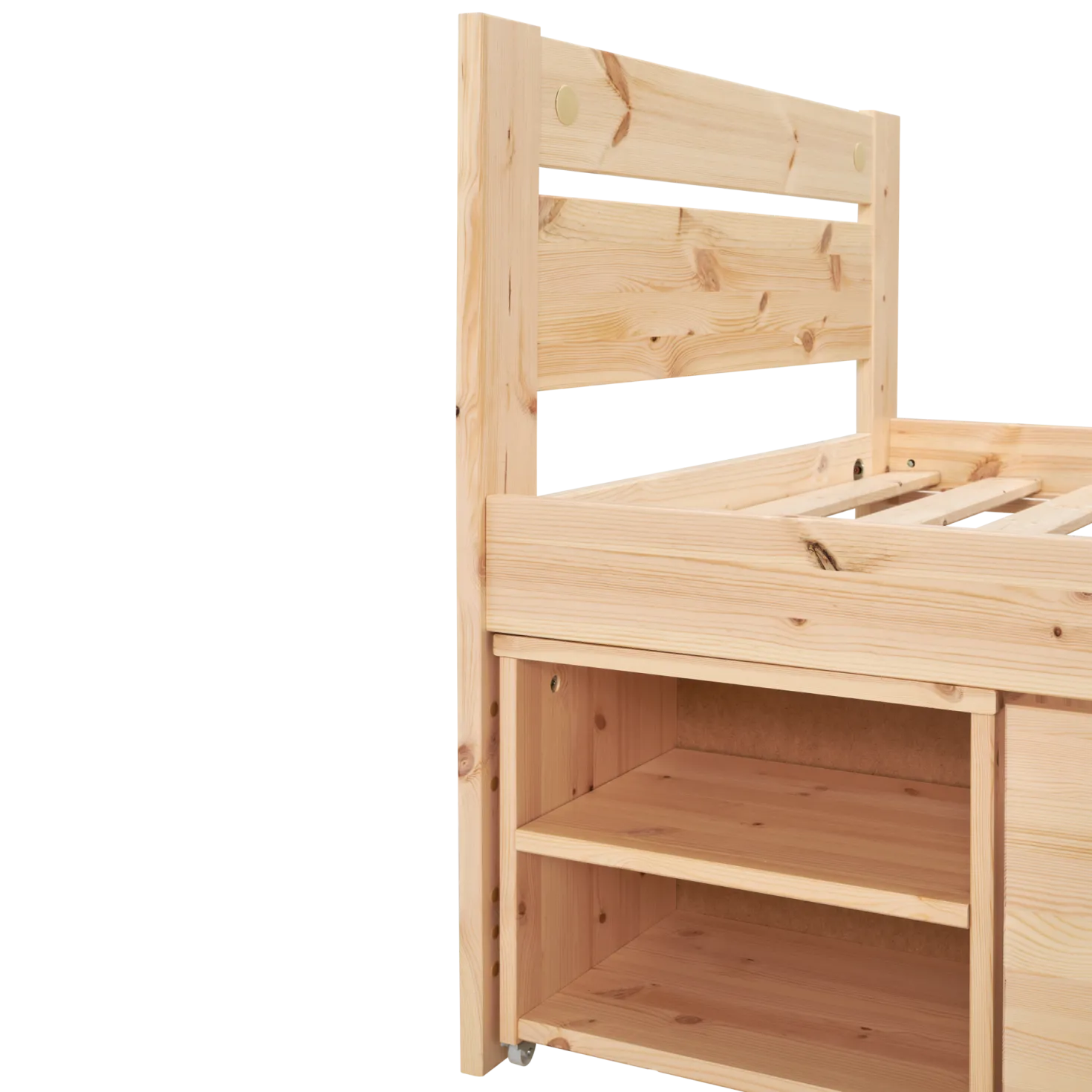 Lit rangement enfant bois massif Tara