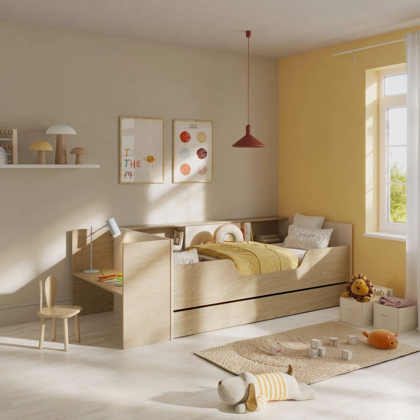 Lit évolutif et modulable Gaël