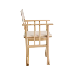 LONA Chaise Metteur en Scène en Bois et Coton LONA