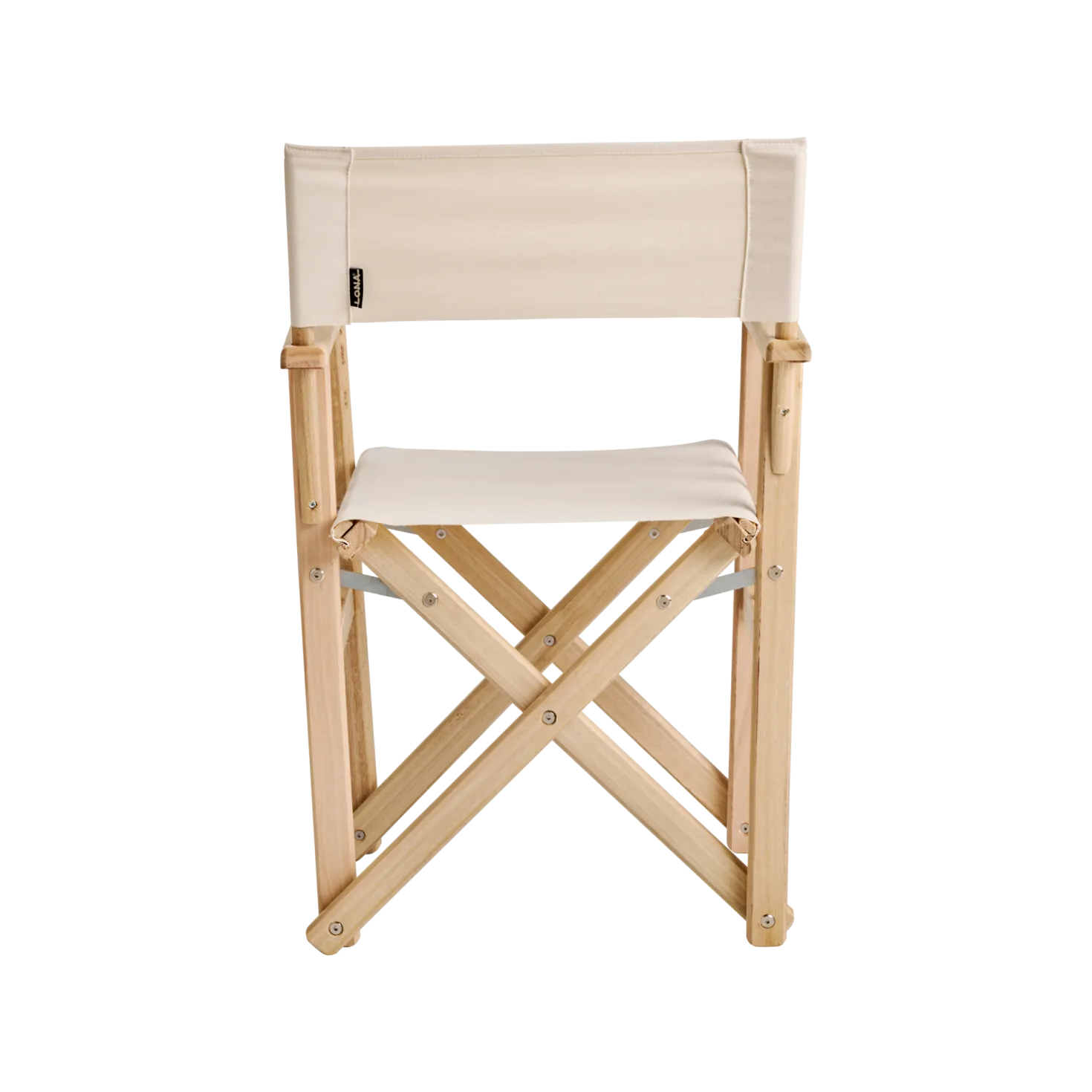 LONA Chaise Metteur en Scène en Bois et Coton LONA