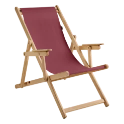LONA Chilienne Pliante avec Accoudoirs en Bois LONA