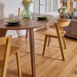 Lot de 2 chaises bois massif Teva