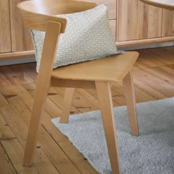 Lot de 2 chaises bois massif Teva