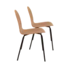 Lot de 2 chaises chêne Riaz