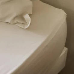 Lot de 2 draps housses matelas épais coton bio Fil & Sens