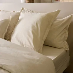 Lot de 2 draps housses matelas épais coton bio Fil & Sens