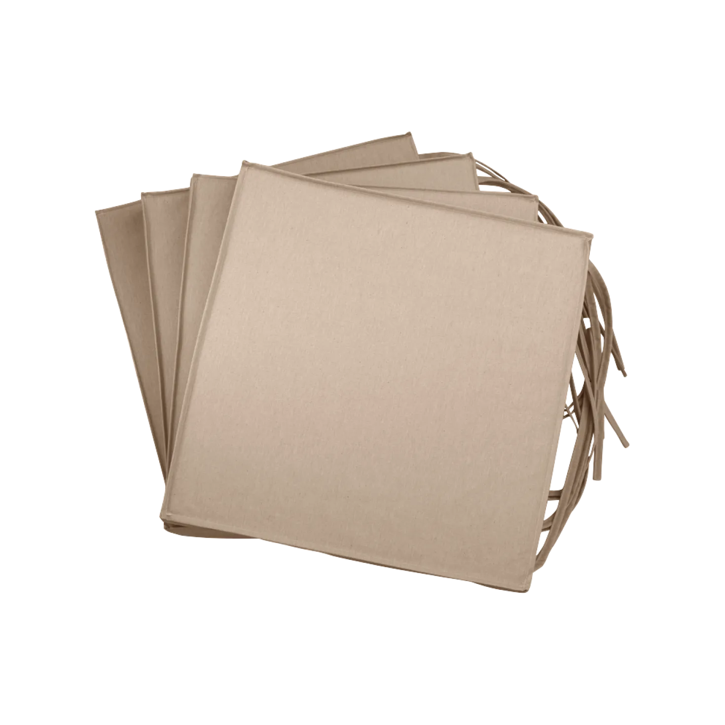 Lot de 4 Galettes de Chaises de Jardin Recyclé Heva