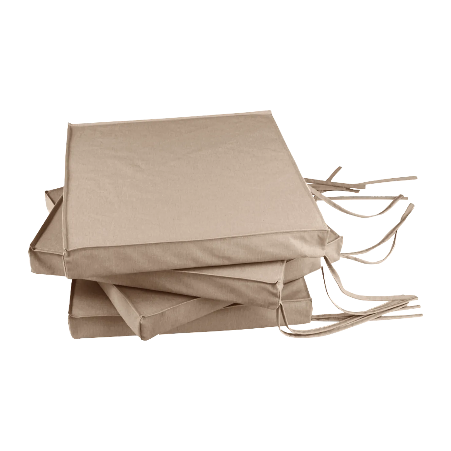 Lot de 4 Galettes de Chaises de Jardin Recyclé Heva