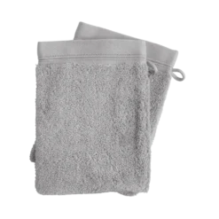 Lot de 2 gants de toilette coton Naïa
