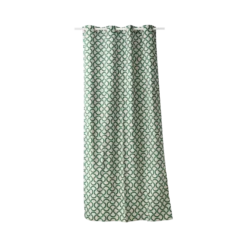 Lot de 2 rideaux coton Jardin Urbain