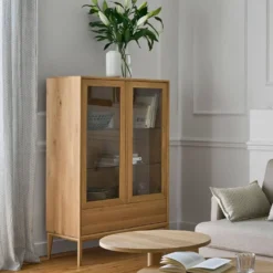 Lot de 2 rideaux coton lin Néo classique