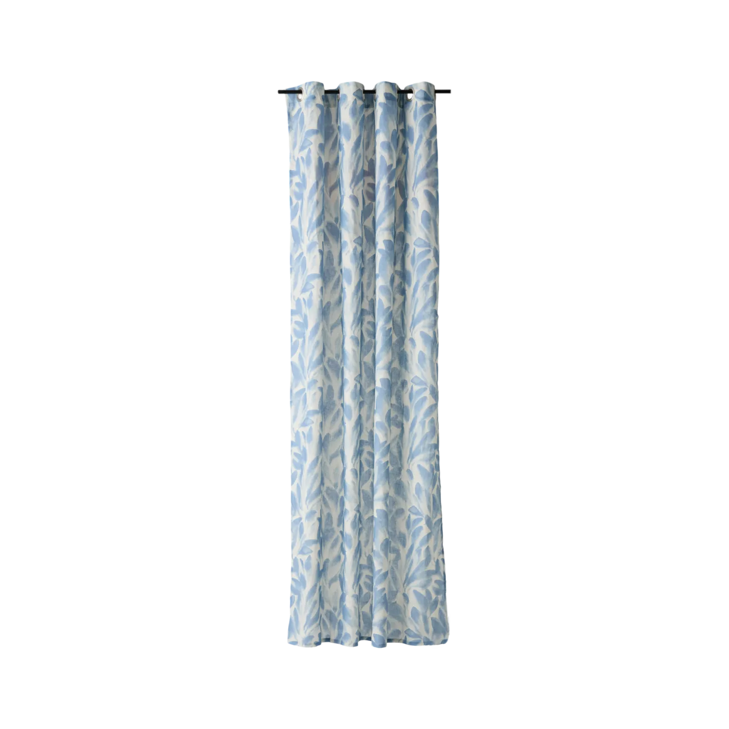 Lot de 2 rideaux coton lin Plantain