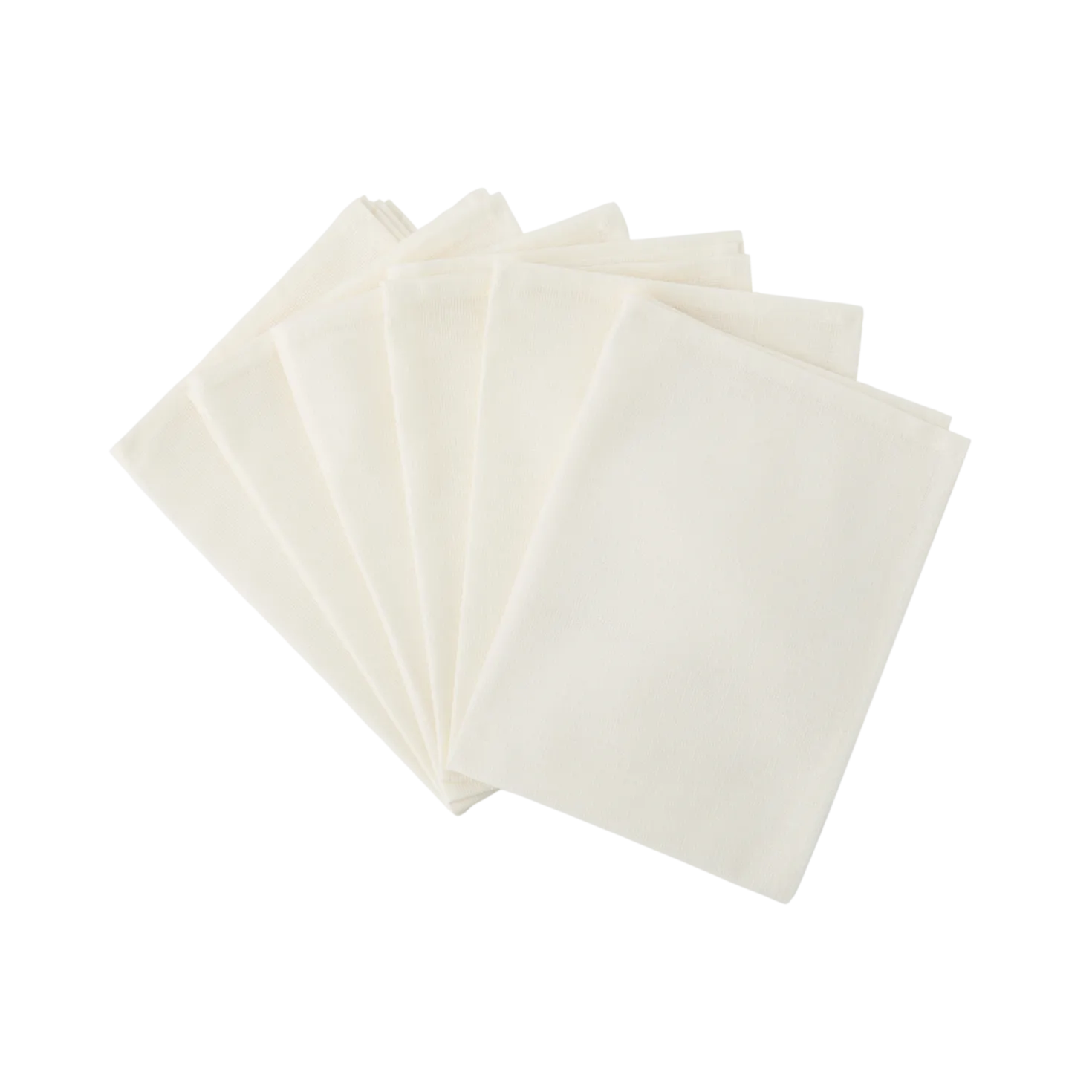 Lot de 6 sets de table enduit coton lin Laurie