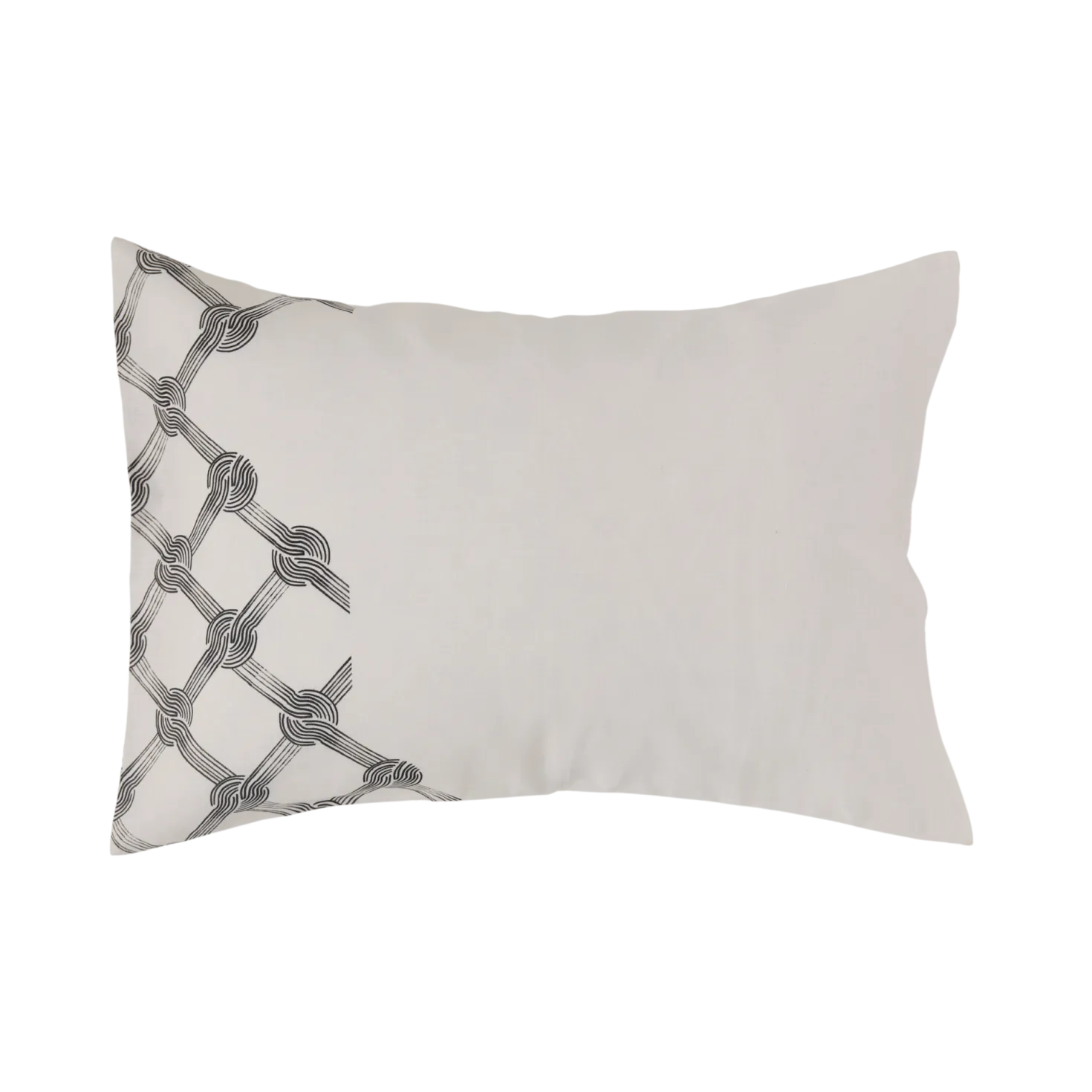 Lot de 2 taies d'oreiller coton lin Grand Hôtel