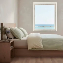 Lot de 2 taies d'oreiller percale Aulne