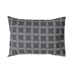 Lot de 2 taies d'oreiller percale Néo Rétro