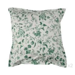 Lot de 2 taies d'oreiller satin Pondichéry