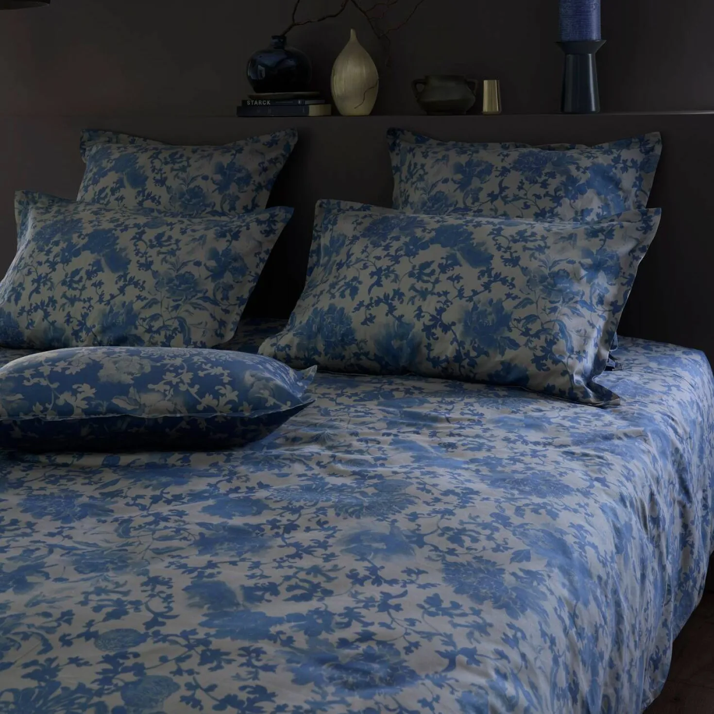 Lot de 2 taies d'oreiller satin Shanghai