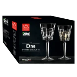 Lot de 6 verres à pied Etna Calice 20 cl