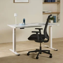 MAKIBA Bureau électrique assis-debout ergonomique Marley