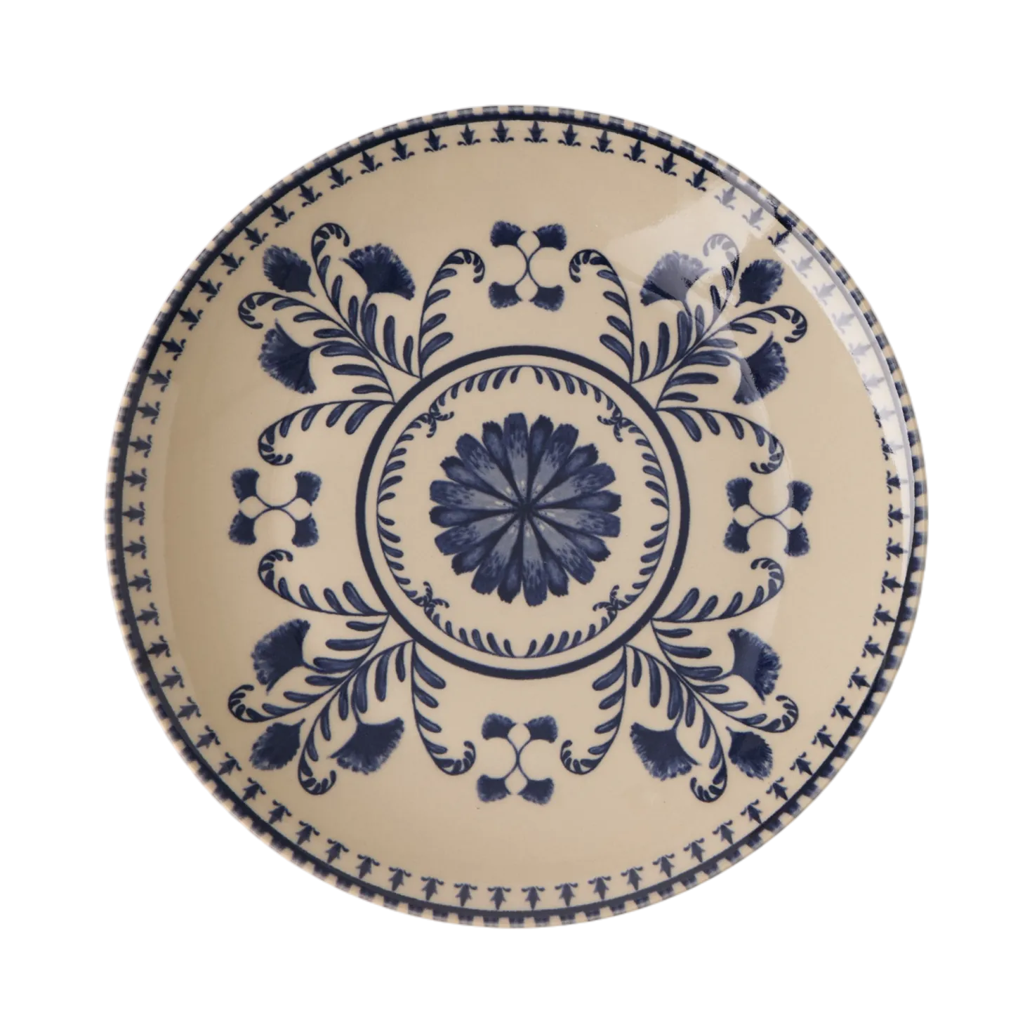 MARIA PT TERRACOTA Lot de 6 Assiettes plates D27cm Vila Flore
