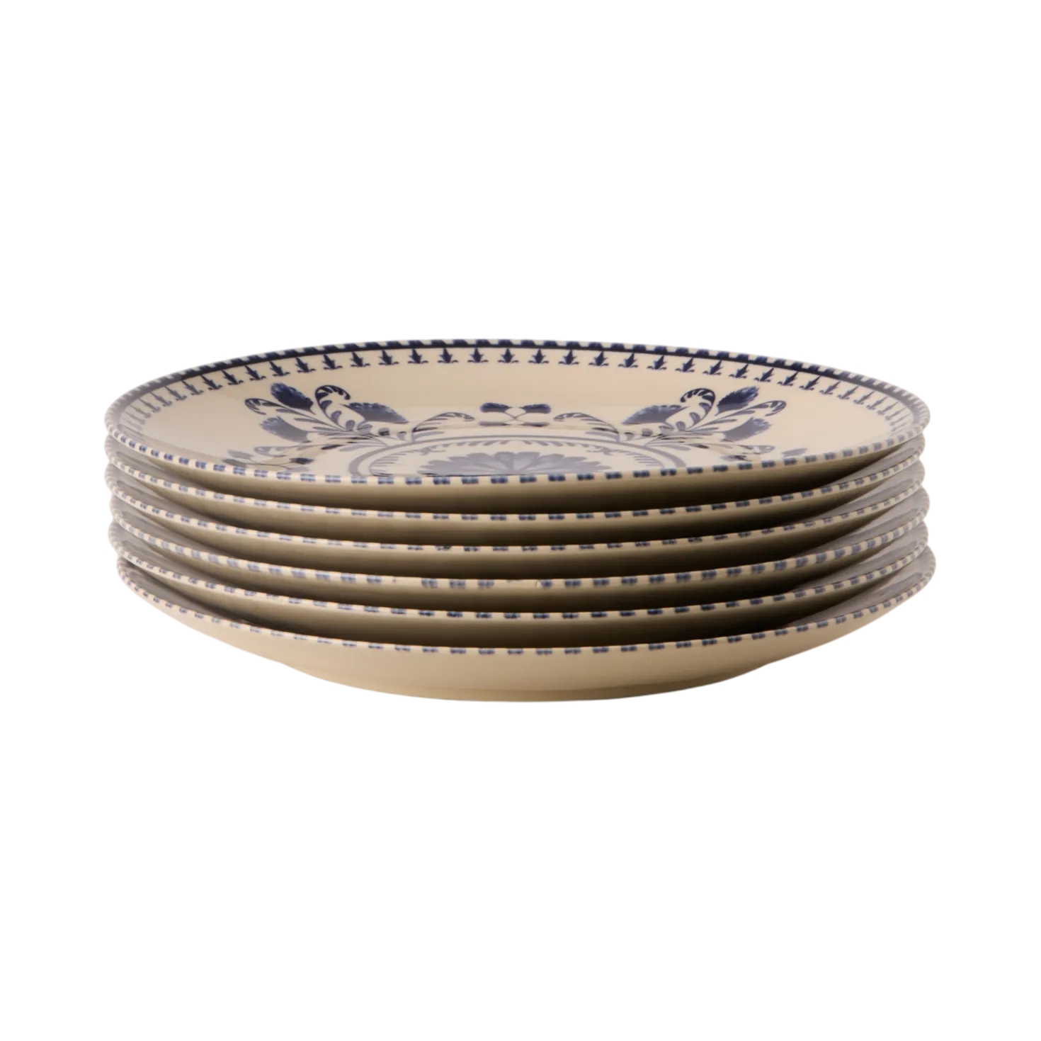 MARIA PT TERRACOTA Lot de 6 Assiettes plates D27cm Vila Flore
