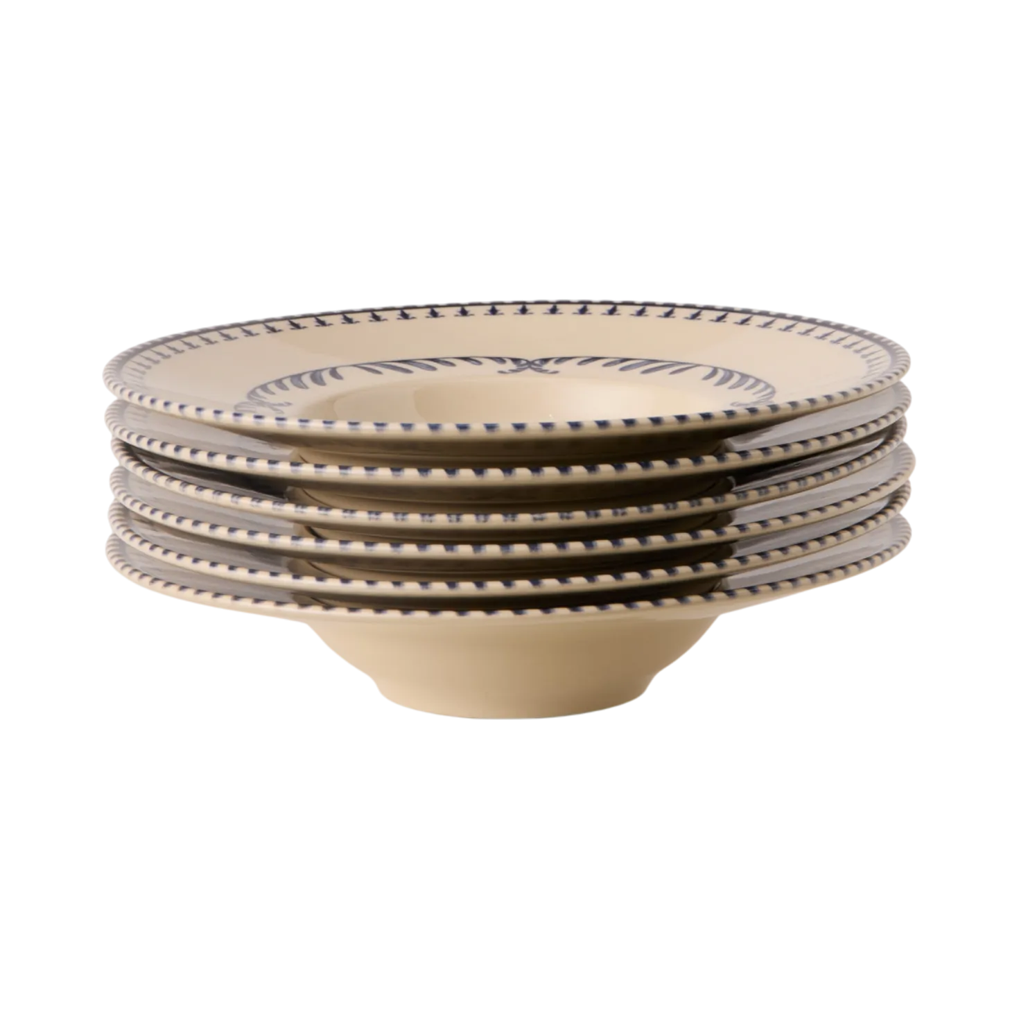 MARIA PT TERRACOTA Lot de 6 Assiettes à risotto D26cm Vila Flore