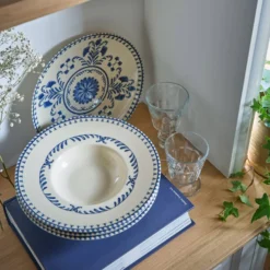 MARIA PT TERRACOTA Lot de 6 Assiettes à risotto D26cm Vila Flore