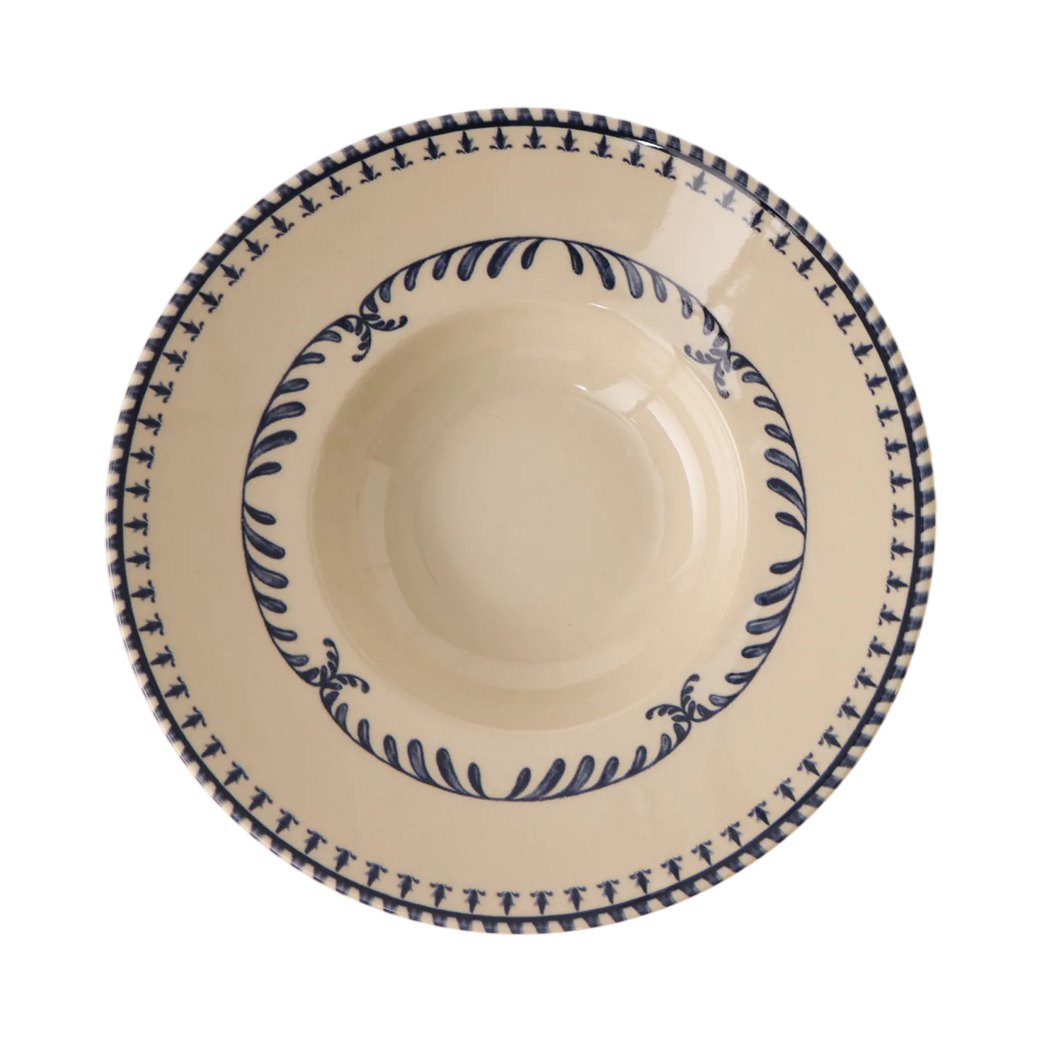 MARIA PT TERRACOTA Lot de 6 Assiettes à risotto D26cm Vila Flore