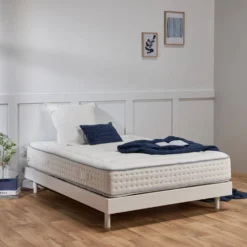Matelas mousse haute résilience avec mémoire de forme épaisseur 25cm Edouard