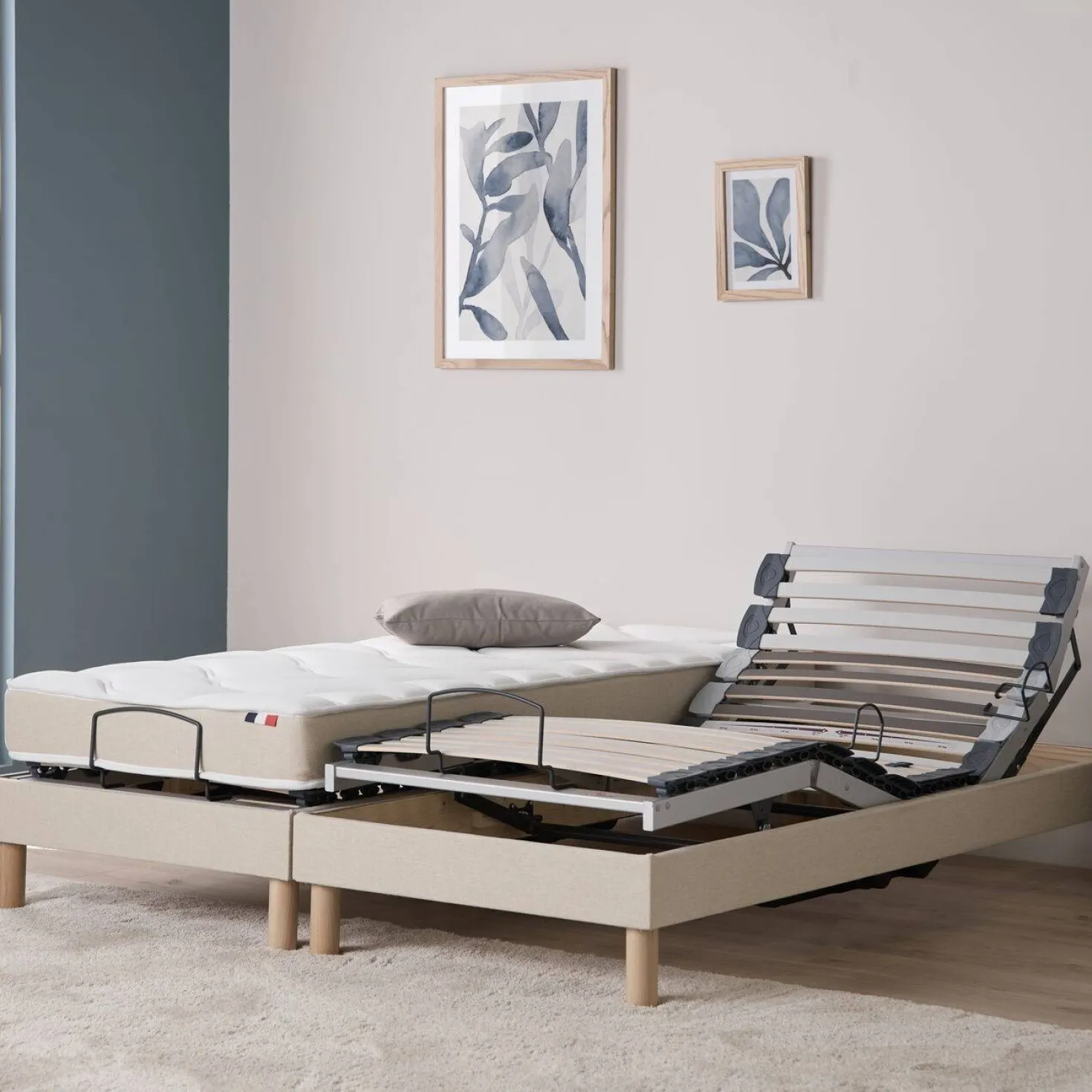 Matelas mousse pour sommier électrique 16 cm Judith
