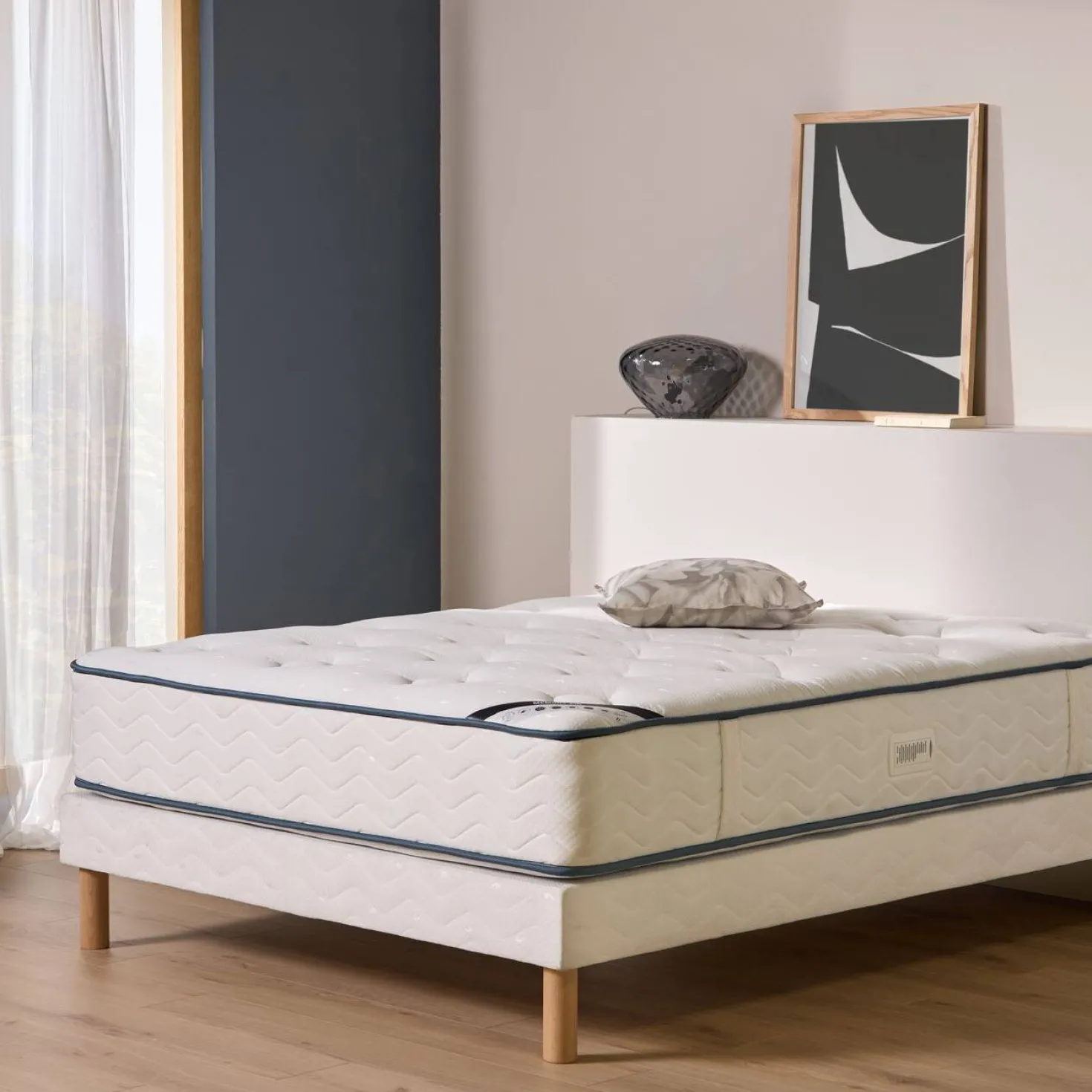 Matelas ressorts ensachés 28 cm Memory