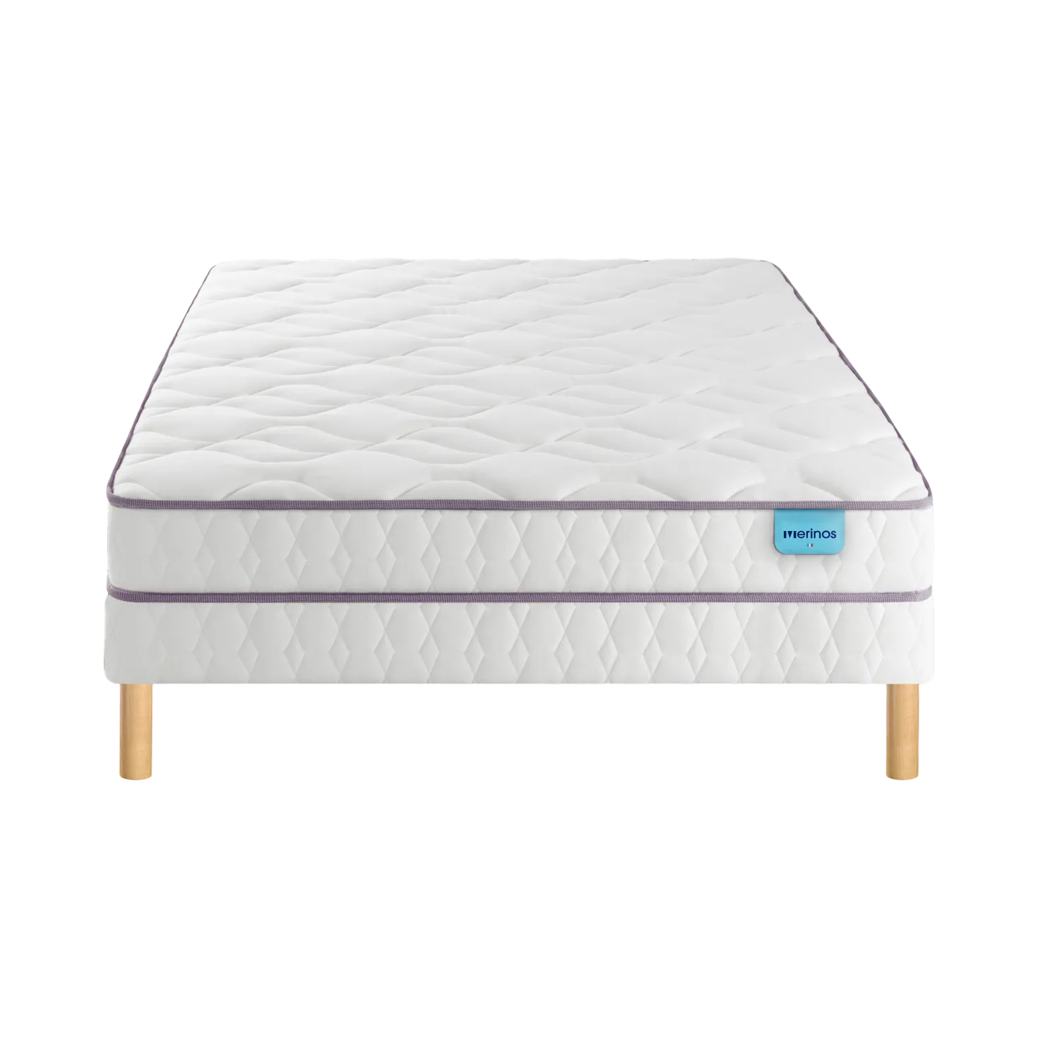 MERINOS Ensemble matelas et sommier Happy Lit