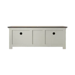 Meuble TV bois massif 2 portes 3 tiroirs Embellie