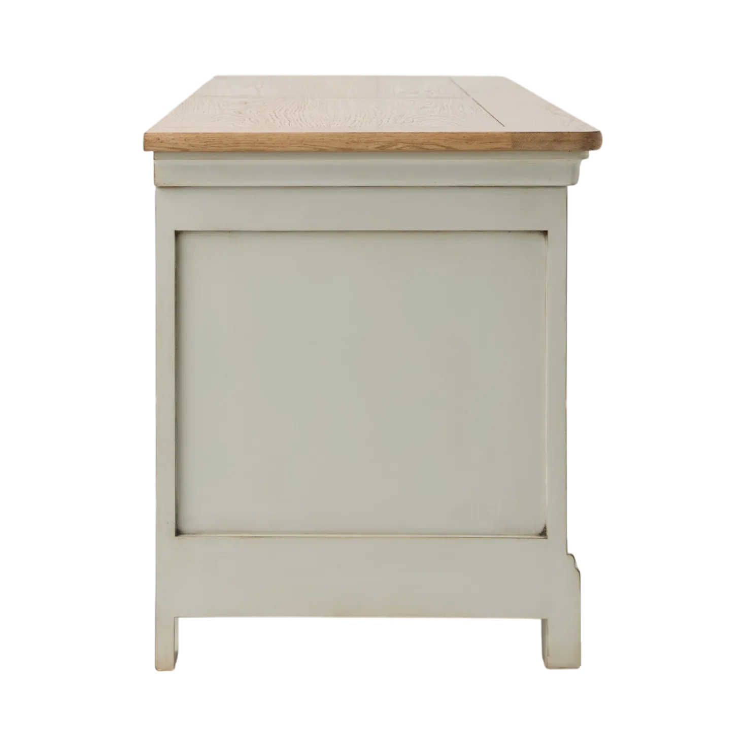 Meuble TV bois massif 2 portes 3 tiroirs Embellie