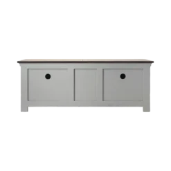 Meuble TV bois massif 2 portes 3 tiroirs Embellie
