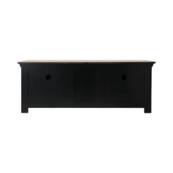 Meuble TV bois massif 2 portes 3 tiroirs Embellie