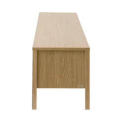 Meuble TV 3 portes décor bois Simon