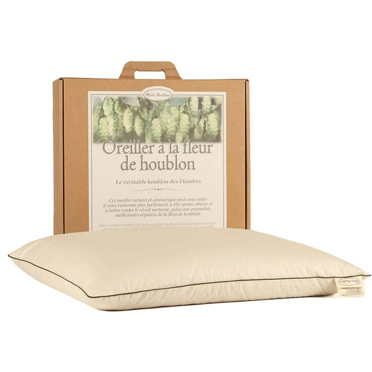 MILLE OREILLERS Oreiller ferme au houblon des Flandres
